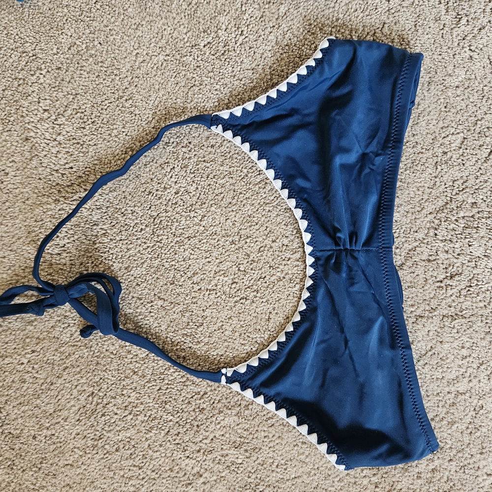 Cupshe Blue and White Bikini